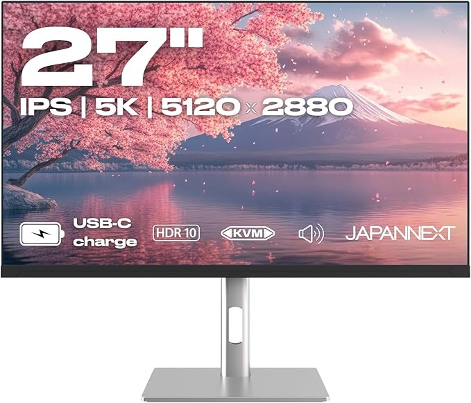 JapanNext 27" IPS 5K Monitor JN-IPS275K-HSPC9