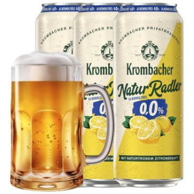 Krombacher Natur Alkoholfrei Radler 0,0% 24x 0,5L 18,56