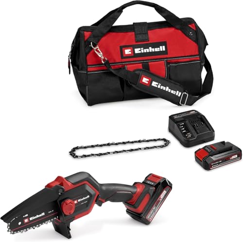 akku astkettensäge einhell 18 v brushless 12,5 cm schnittlänge 2,5 ah akku ladegerät