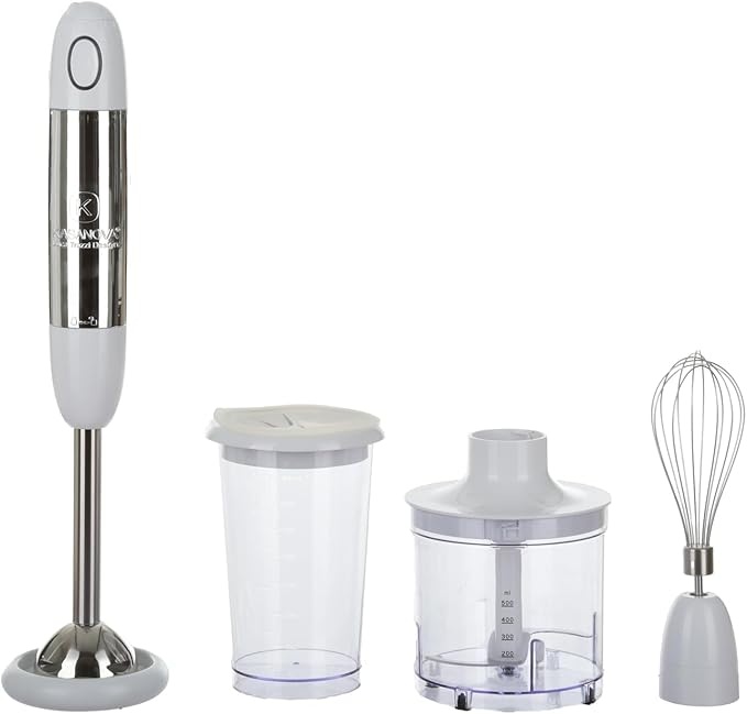 Kasanova TAUCHMISCHER-SET W400 TRAZZI Weiß Chrom Edelstahl ABS Kunststoff