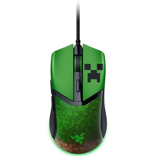 razer cobra gaming-maus minecraft edition 8500 dpi 8 tasten rgb 58g plug&play