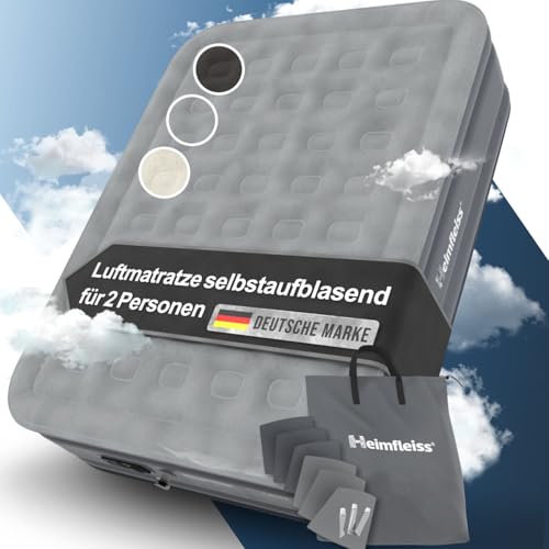 Heimfleiss selbstaufblasende Luftmatratze 150x200 cm für 2 Personen