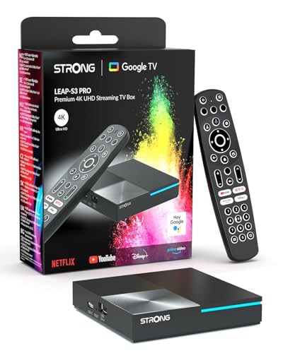 strong leap-s3 pro 4k uhd streamingbox mit ethernet, android 12, 4gb ram, 32gb speicher, wifi 6