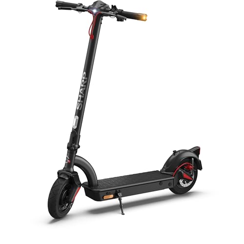 e-scooter sharp core s4 mit straßenzulassung, 10" luftreifen, 40 km reichweite, klappbar