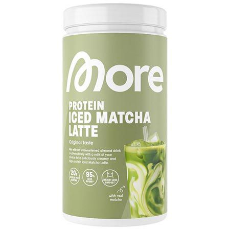 more nutrition protein iced matcha latte 500g 26,29 statt 33