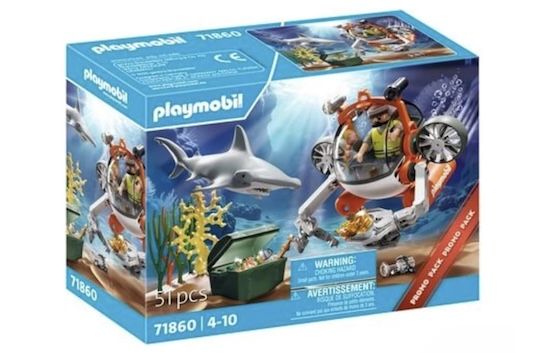 Playmobil Schatzsuche U-Boot Action Heroes