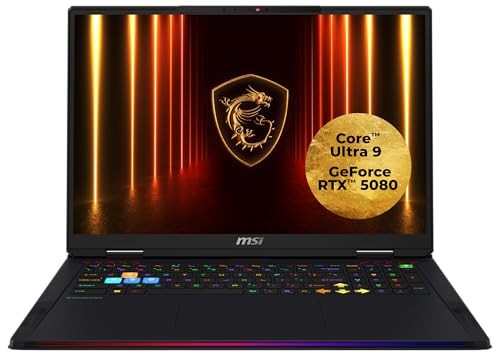 MSI Raider 18 HX Gaming-Laptop, Schwarz, A2XWIG-075