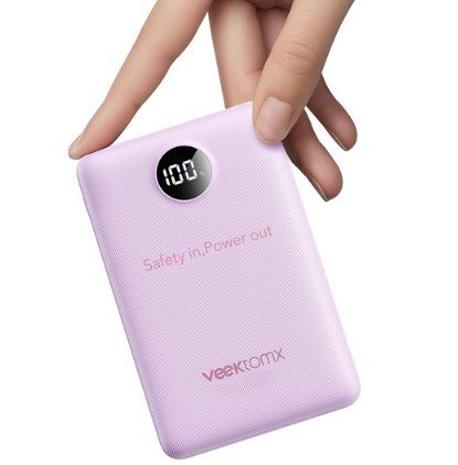 VEEKTOMX 10.000mAh Powerbank mit 22.5W PD3.0 und QC3.0