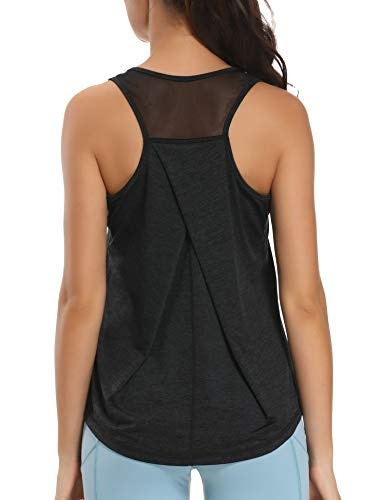 Damen Sport Tank Top Ärmellos Fitness Yoga Oberteil Leicht