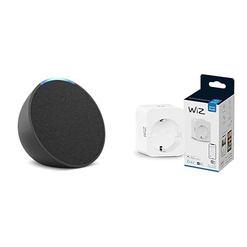 echo pop anthrazit, wiz smart plug, smart home einsteigerpaket mit alexa