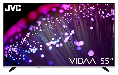 jvc 55 zoll smart tv 4k led fernseher hdr dolby vision triple-tuner schwarz