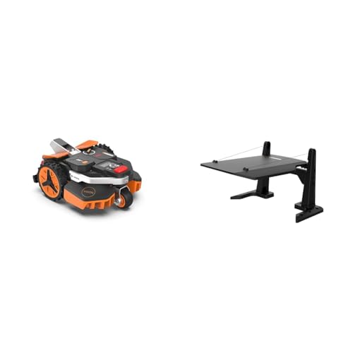 Worx Landroid M600 Mähroboter mit schutz und WA0825 Vision Garage