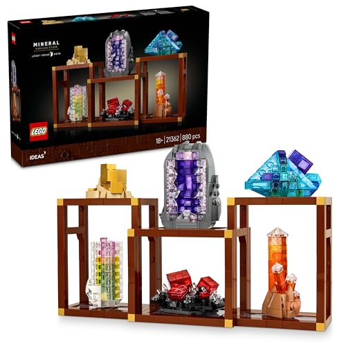 Mineraliensammlung (21362), LEGO Ideas Konstruktionsspielsteine Set