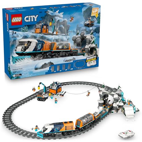 lego city trains arktis polarexpress modelleisenbahn set 60197