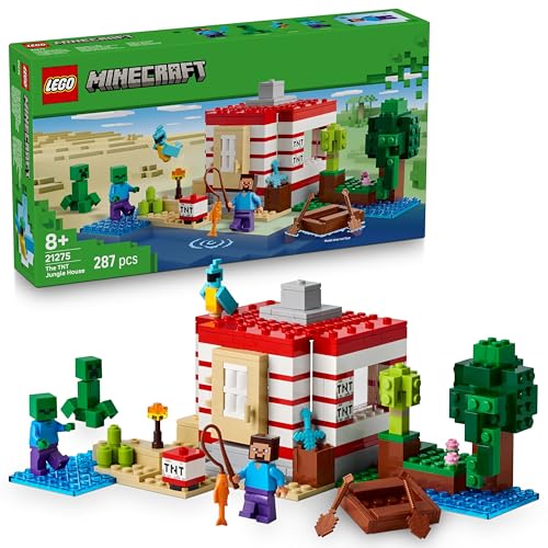 LEGO Minecraft 21275 TNT-Dschungelhaus mit 287 Steinen