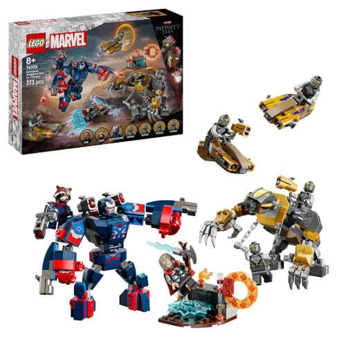 LEGO 76322 Marvel Avengers Endgame Thor vs. Chitauri Bauset mit 7 Minifiguren