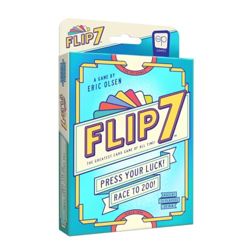 Flip 7 Kartenspiel für 3-18 Personen ab 8 Jahren | Englische Regeln