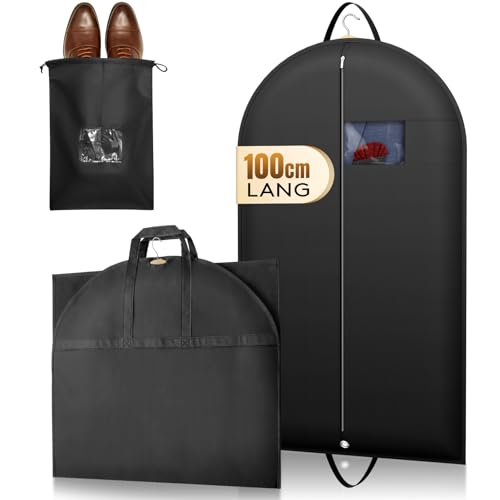 lifewit kleidersack 100 x 60 cm, kleiderhülle mit schuhfach für reisen, 1 stück