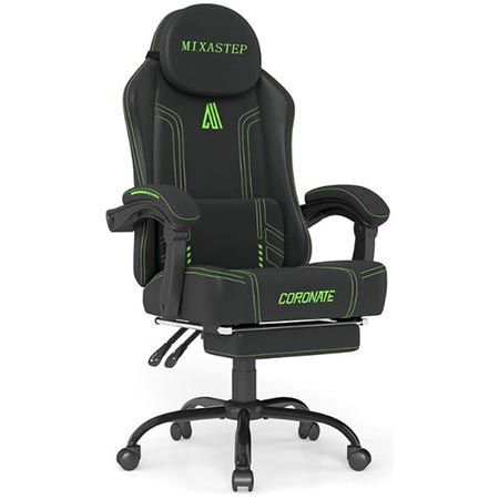 Produktbild: nsmazxo ergonomischer gaming stuhl bis 150 kg für 71,99 euro statt 120 euro