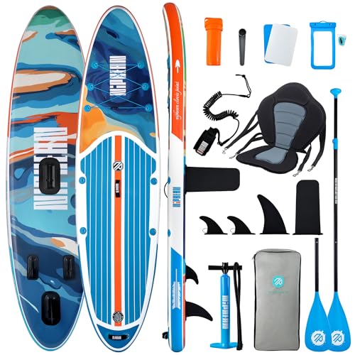 niphean stand up paddle board 320 cm für 2 personen, bis 200 kg, komplettset