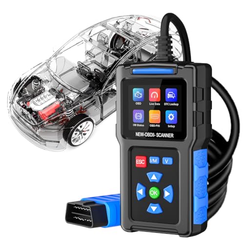Produktbild: obd2 diagnosegerät auto, 9 obd2 modi, kfz diagnosegerät, 13 sprachen, spannungserkennung