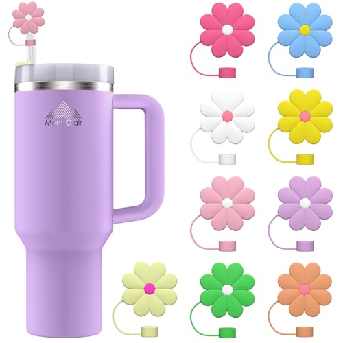 mont-clair silikon strohhalm abdeckung für stanley cups, 30 & 40oz tumbler