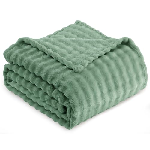 ruikasi kuscheldecke flauschig grün 130x150 cm aus plüsch fleece sofadecke