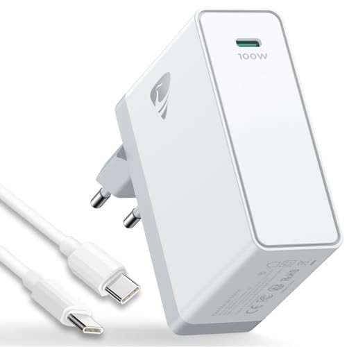 Aioneus 100W USB C Ladegerät + 2m Kabel für MacBook Pro, iPhone, etc.