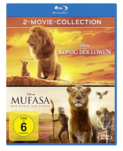 der könig der löwen 2-movie-collection mit mufasa, 2 blu-rays