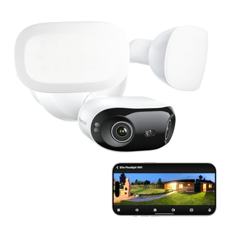Produktbild: reolink elite floodlight wifi 4k dual-lens 180 panorama 3000 lumen ki erkennung