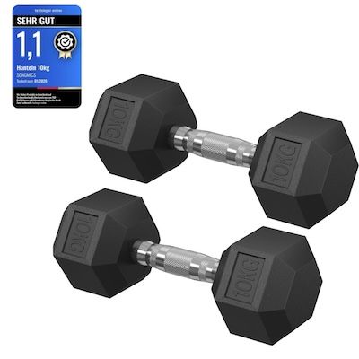 2x 10kg Hantelset SONGMICS - ideal für Krafttraining