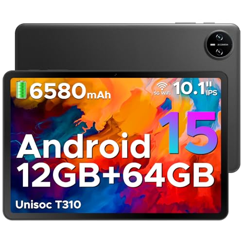 doogee tab a9 tablet 10 zoll gaming, 12gb ram, 64gb rom, unisoc t310, 5g wifi
