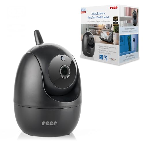 Produktbild: reer Zusatzkamera 80520 BabyCam Pro HD Move | Weitwinkel, schwenk- & neigbar