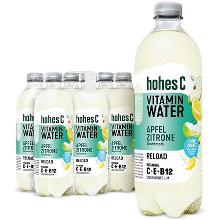 Hohes C Vitamin Water Reload Apfel & Zitrone 6er Pack 7,70