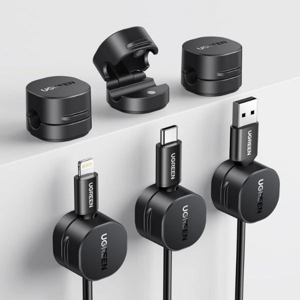 UGREEN kabel organizer selbstklebend 6er pack bis 7,5mm für 8,49