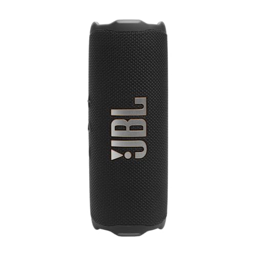 jbl flip 7 bluetooth lautsprecher schwarz, 16 stunden akkulaufzeit, ip68 wasserdicht