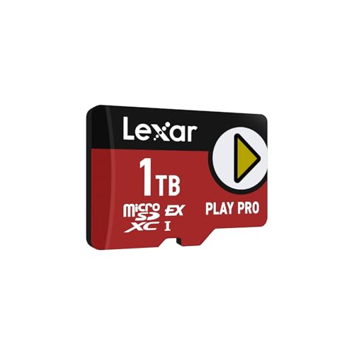 lexar play pro microsdxc karte 1tb bis 900mb/s lesen 600mb/s schreiben a2 4k speichern