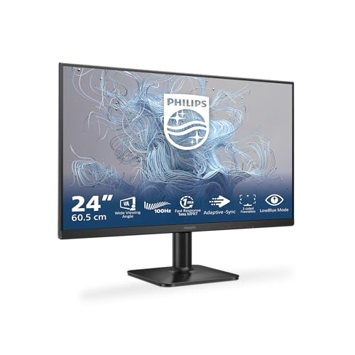 Philips 24E2N1100LB 24 Zoll Full HD Monitor 1920x1080, 100 Hz, HDMI, D-Sub