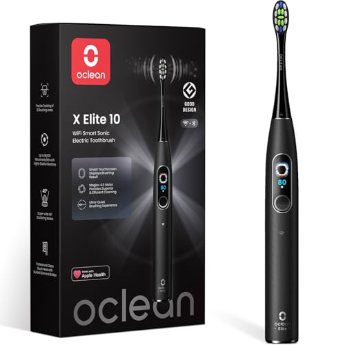 oclean elektrische zahnbürste schwarz, 45db, schallzahnbürste