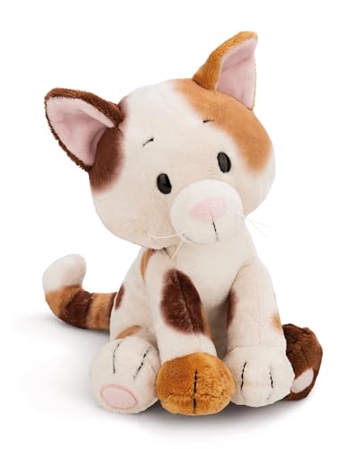 nici kuscheltier glückskatze 25 cm braun weiches plüschtier für kinder