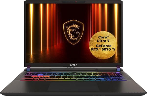 msi vector 16 hx ai, ultra 7 255hx, rtx 5070 ti, 2.049 (statt 2.199)
