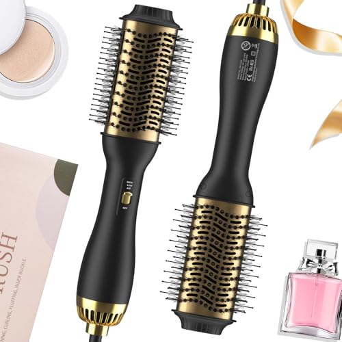 tqq warmluftbürste, 4-in-1 haartrockner und volumiser für alle haartypen