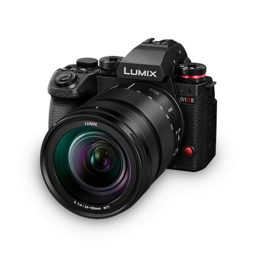 panasonic lumix s1r ii systemkamera mit objektiv und sucher set