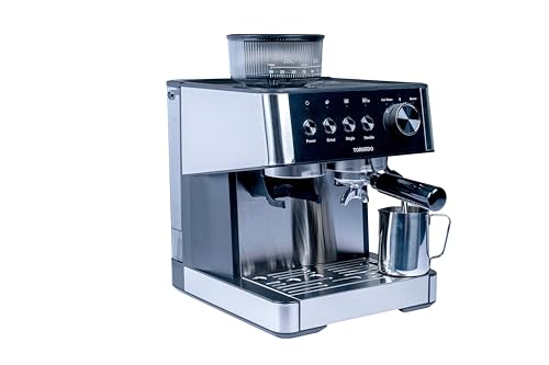 Produktbild: Espressomaschine tornado tcm-5431-gs, semi-automatique, 2,3 l, broyeur intgr, noir