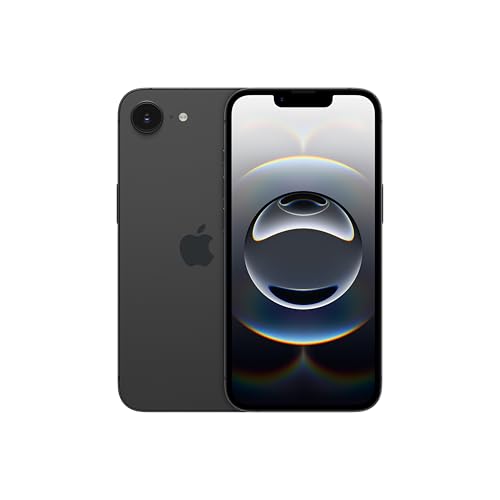 iphone 16e 128 gb, a18 chip, 48 mp kamera, 6,1" super retina display, schwarz