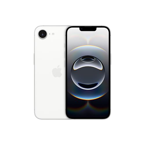 apple iphone 16e 128 gb, a18 chip, 48 mp kamera, 6,1'' super retina display, weiß