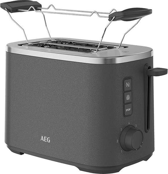 AEG Toaster Deli 5, 7 Toasteinstellungen, Countdown-Timer, anthrazit