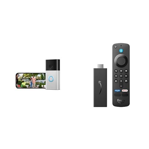 Produktbild: amazon fire tv stick hd 2024, ring akku-videotürklingel, video doorbell