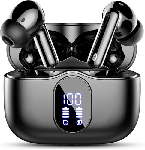 bluetooth kopfhörer kabellos in ear sport mit 4 mikrofonen, 40 std spielzeit, enc lärmreduzierung