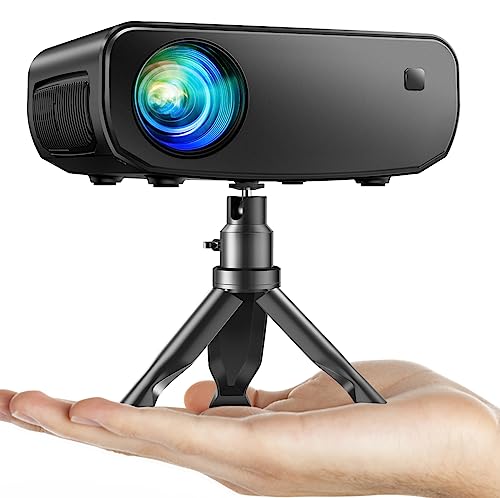 projektor elephas 2025 wifi mini projektor full hd 1080p 15000 lux tragbar kompatibel mit smartphone tablet pc